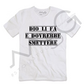 T-Shirt Dio li fa... Bianco