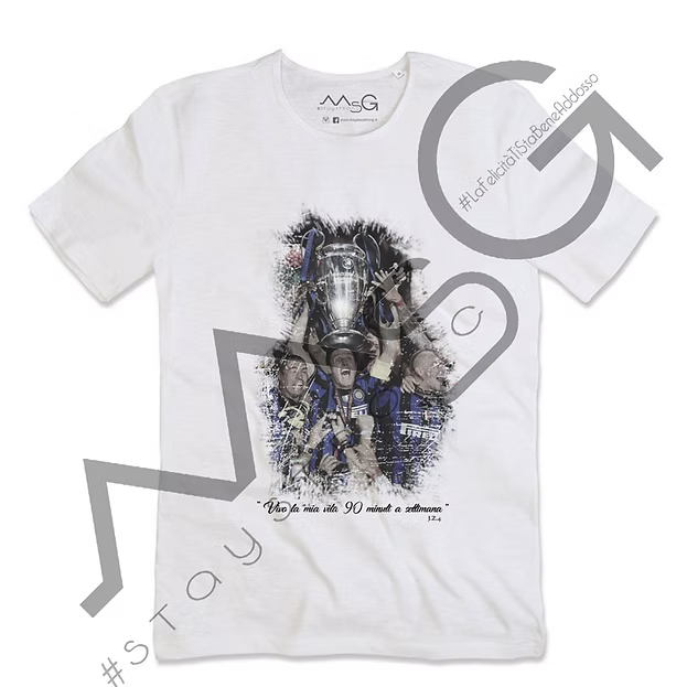 T-Shirt Zanetti #JZ4 Bianca Uomo