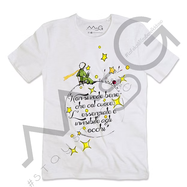 T-shirt Prince Bianca Uomo