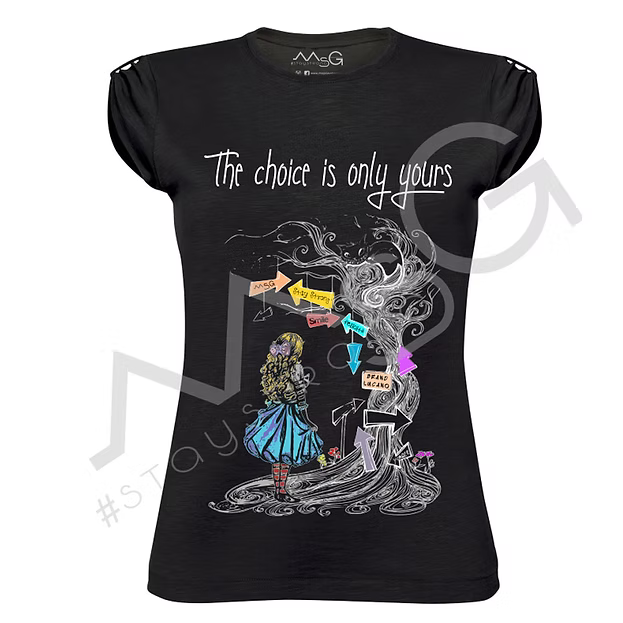 T-shirt Alice Nero