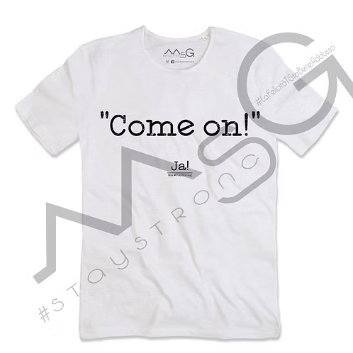 T-Shirt - "Ja!" Bianco