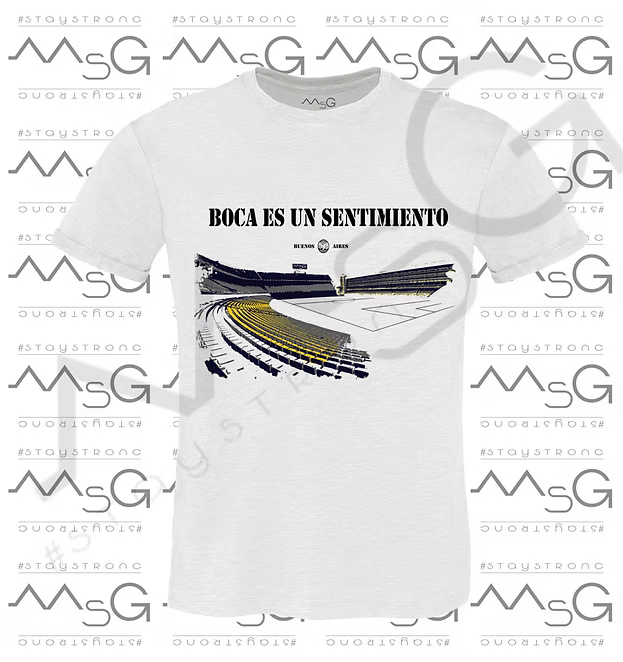 T-Shirt - "La Bombonera" Bianco