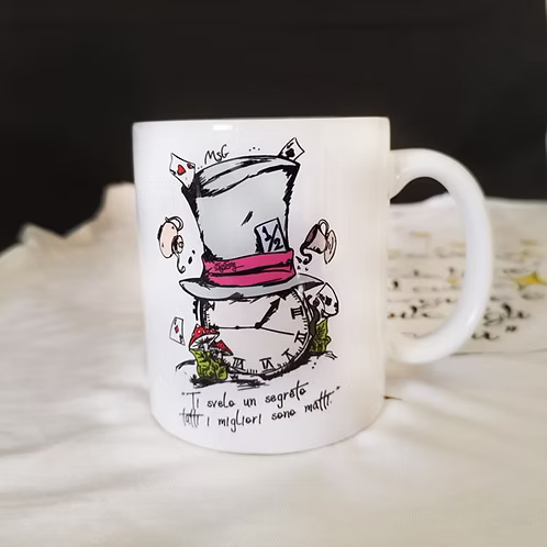 Tazza "Cappellaio" Tazza bianca