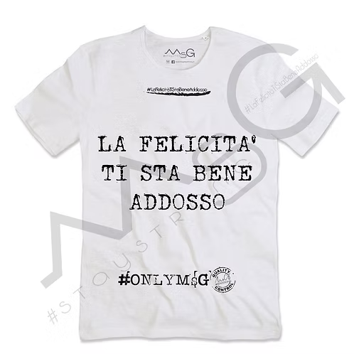 T-shirt - Personalizzata con scritta MsG