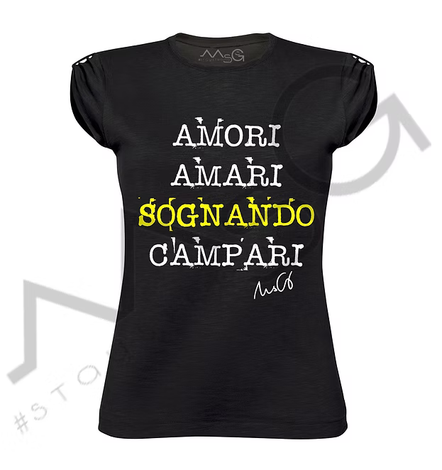 T-shirt Amori&Campari Nero