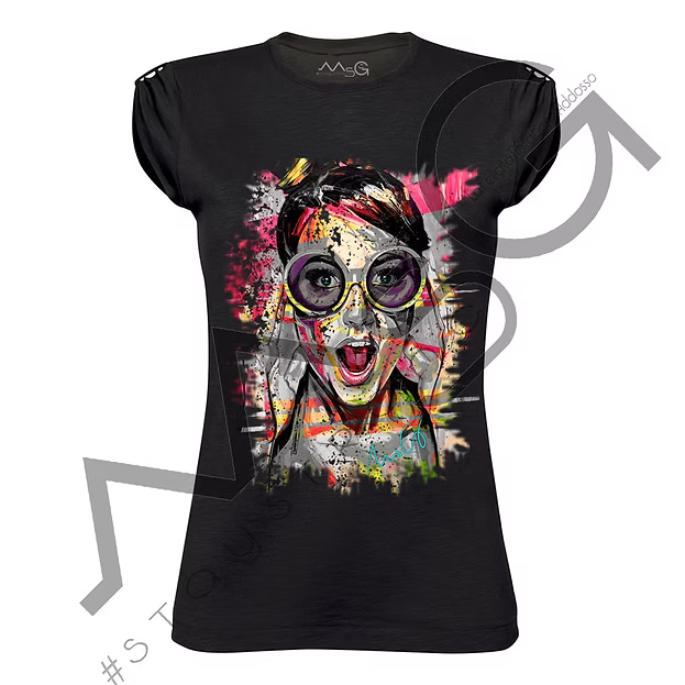 T-shirt "Selvaggia" Nero
