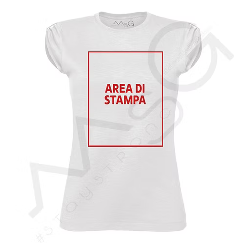 T-shirt PERSONALIZZATA – MsG StayStrong 1-2 Anni BIANCA DONNA NO