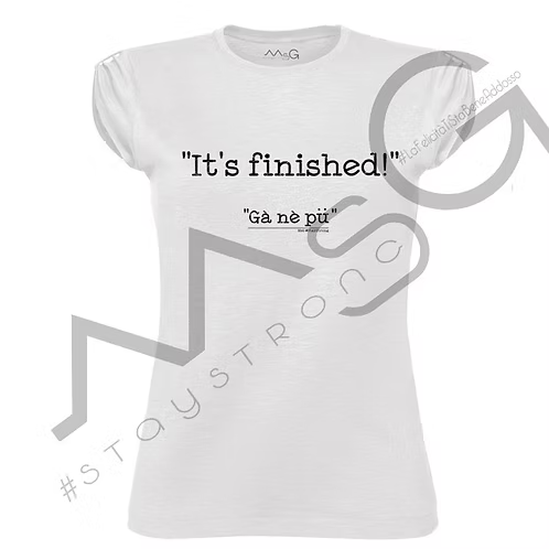 T-Shirt - "Gà nè pü" Bianca Donna