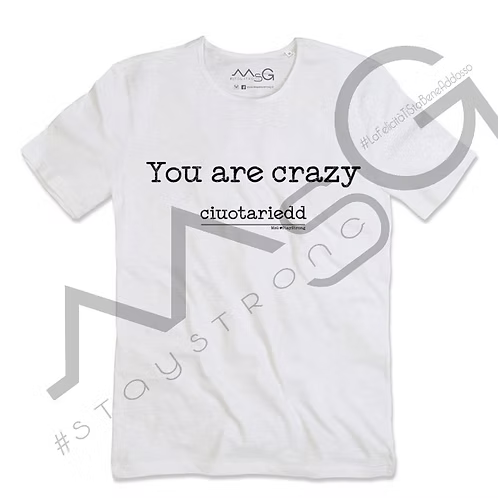 T-Shirt - "Ciuotariedd" Bianco