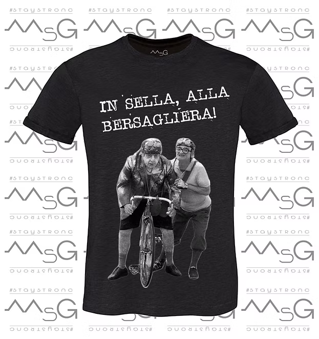 T-Shirt Alla bersagliera! Nero