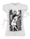 T-shirt Baciami Bianco