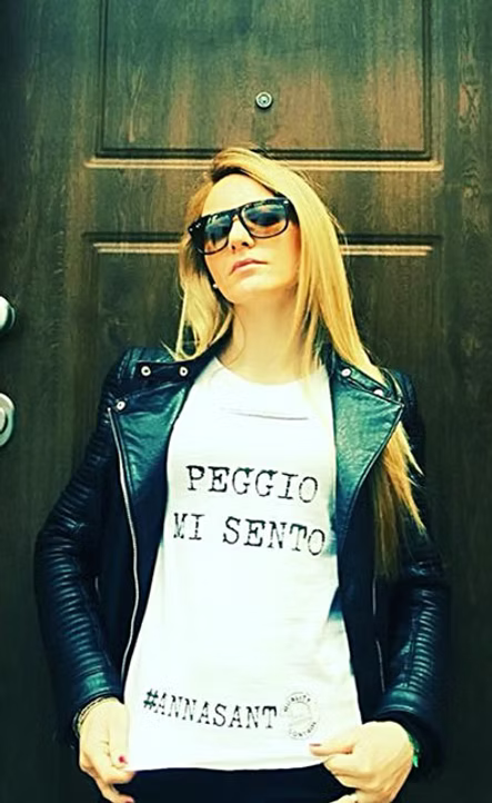 T-shirt - Personalizzata con scritta MsG BIANCA DONNA