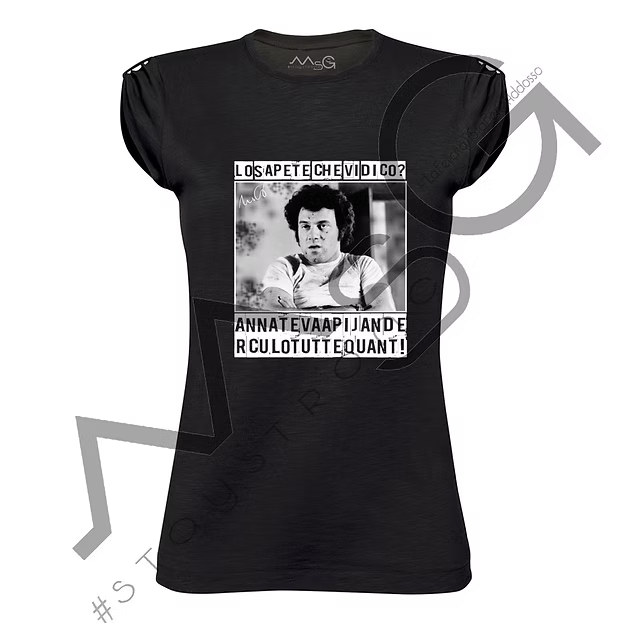 T-Shirt LoSapeteCheViDico? Nera Donna