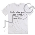 T-Shirt - "Va a dà via el cù" Bianco