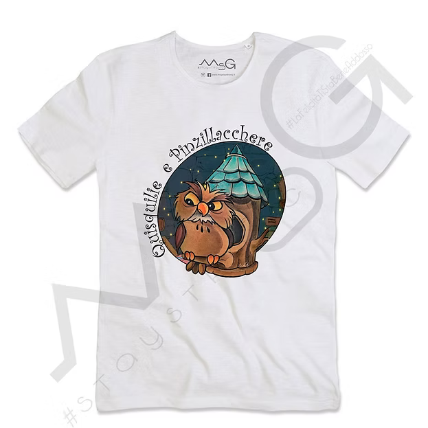 T-shirt "Quisquilie e Pinzillacchere!" Bianca Uomo