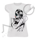 T-shirt Rockstar Bianco