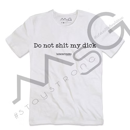 T-Shirt - " 'ncacarca*** " Bianco