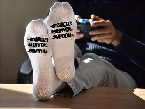 Calzini "Nse po fa sta vita..."