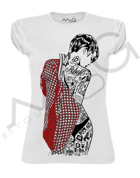 T-shirt Ribelle Bianco