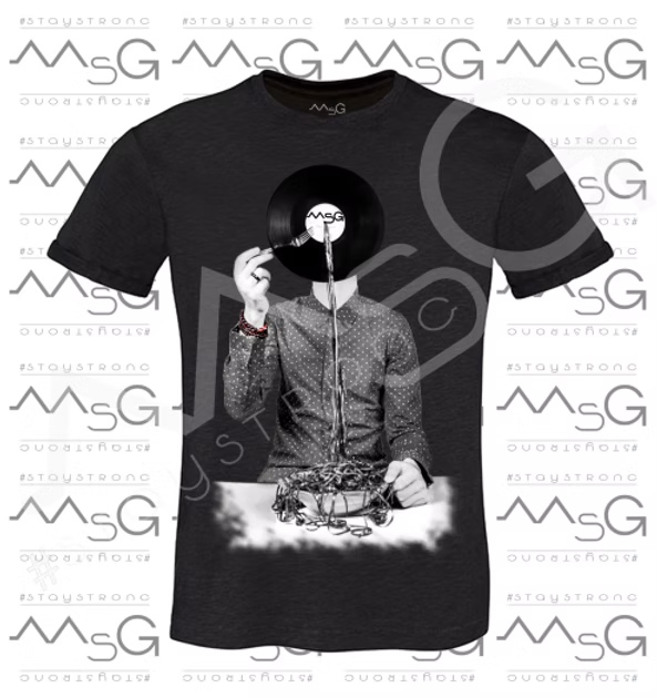 T-Shirt Vinyl Nero