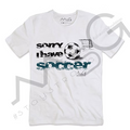 T-shirt Sorry I Have Soccer Bianca Uomo