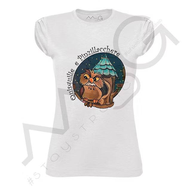 T-shirt "Quisquilie e Pinzillacchere!" Bianco