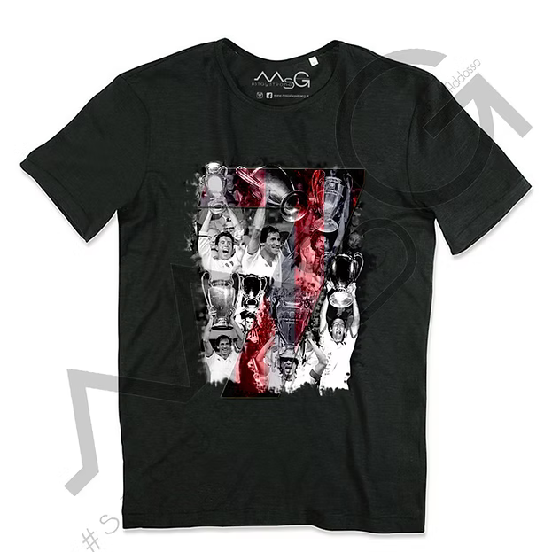 T-Shirt #7Champions Nera Uomo