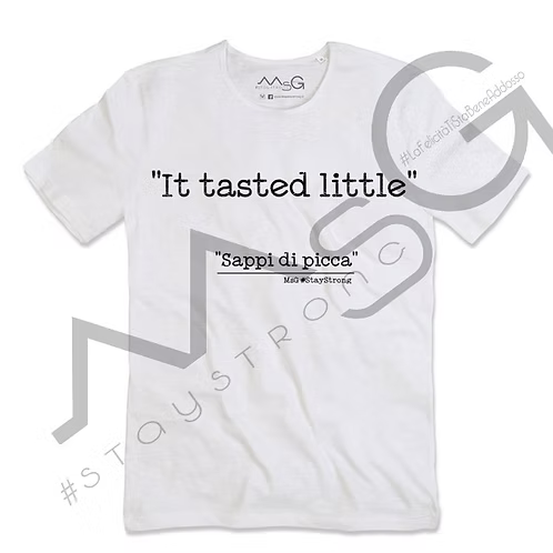 T-Shirt - "Sappi di picca" Bianco
