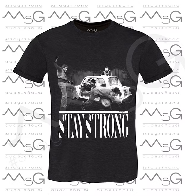 T-Shirt STAYSTRONG Nero
