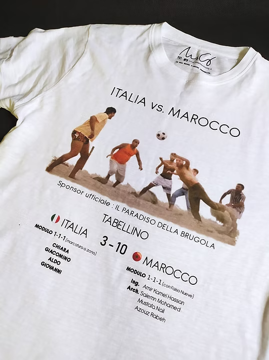 T-shirt "Italia 🆚 Marocco"