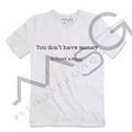 T-Shirt - "Si piomb' a denar' " Bianco