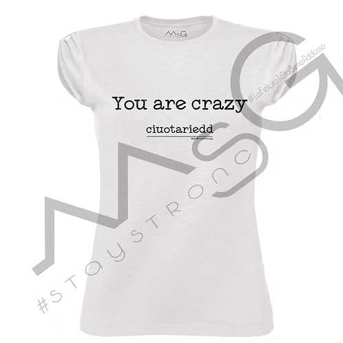T-Shirt - "Ciuotariedd" Bianca Donna