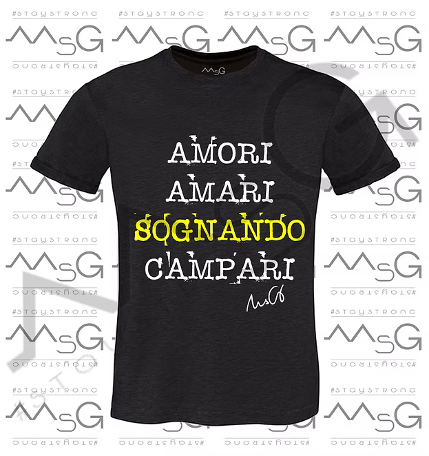 T-Shirt Amari&Campari Nero