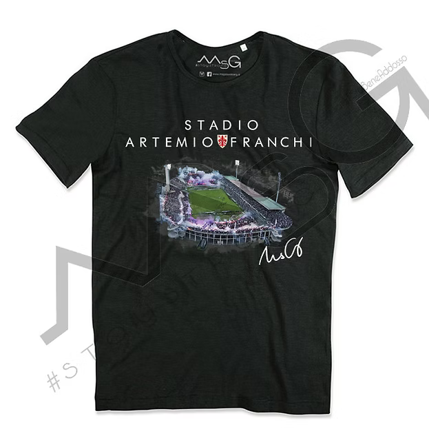 T-Shirt - "Stadio Artemio Franchi" Nero