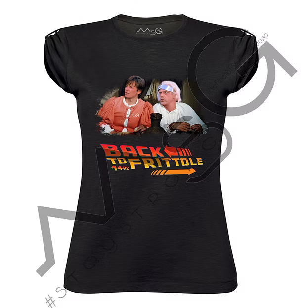 T-Shirt Back to Frittole Nera Donna