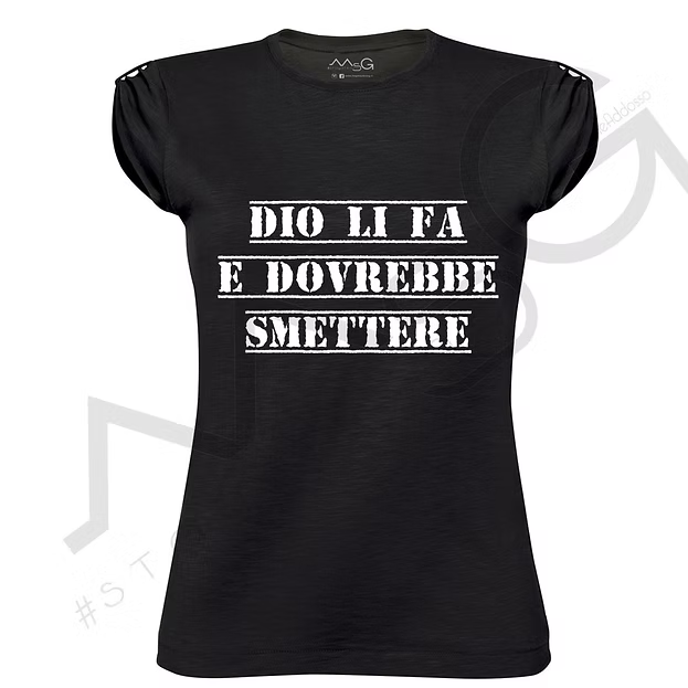 T-shirt Dio li fa... Nero