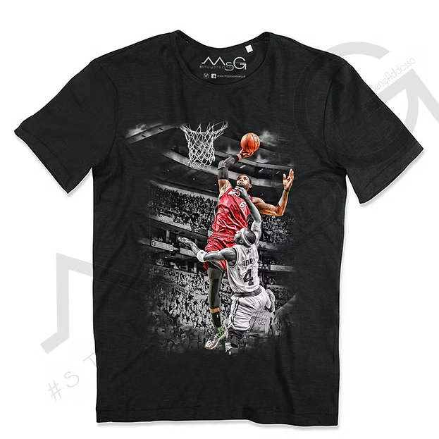 T-Shirt LeBron Nera Uomo