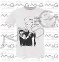 T-Shirt Di Canio "Indice al mento" Bianca Uomo