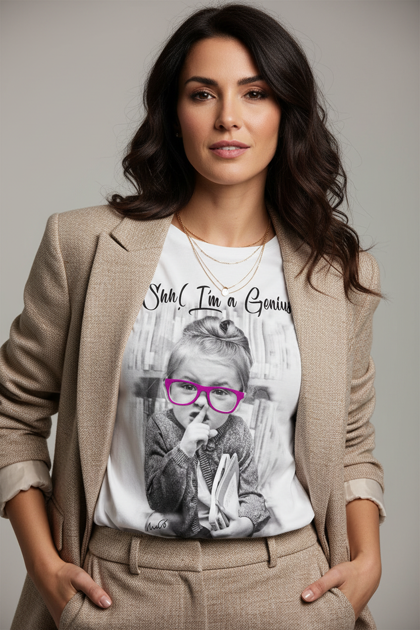 T-shirt "Shh! I'm a Genius"