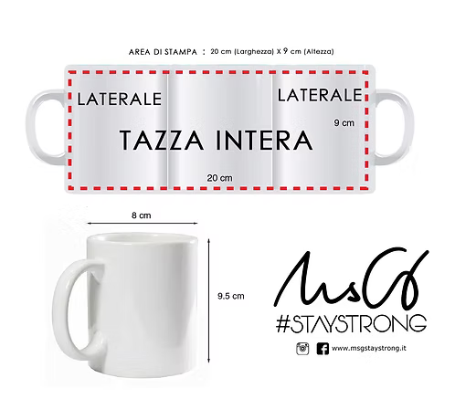 Tazza personalizzabile MsG StayStrong
