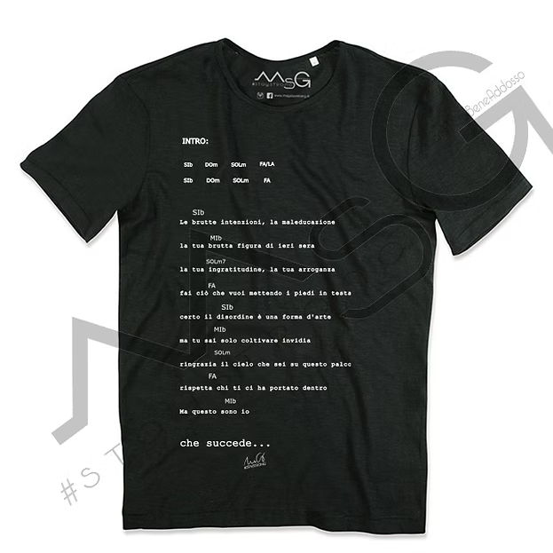 T-Shirt Ingratitudine Nero