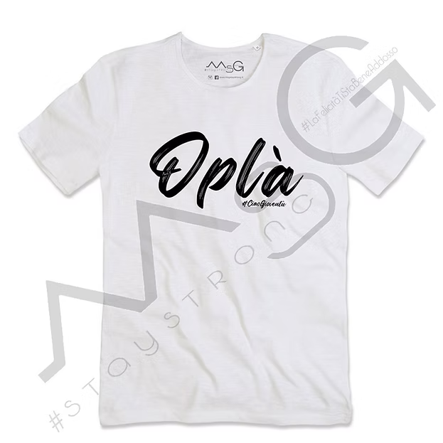 T-Shirt Oplà Bianco