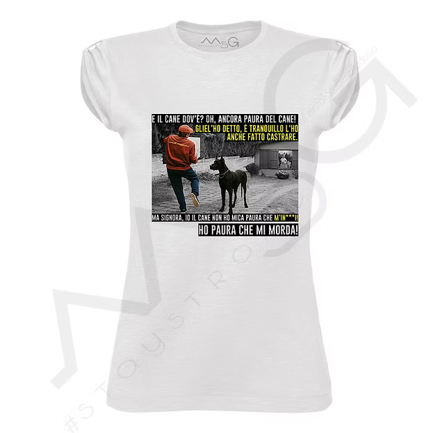 T-Shirt Grandi Magazzini Bianca Donna