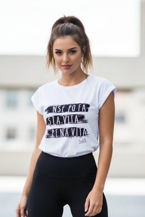 T-shirt "Nse po fa sta vita pe ne vita"
