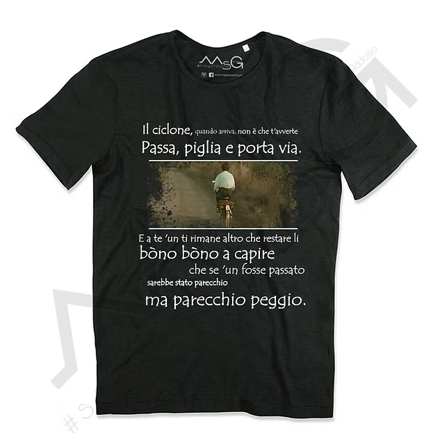 T-Shirt Il Ciclone Nero