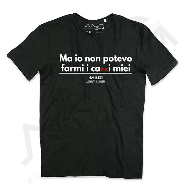 T-Shirt Fatti miei Edition Nero