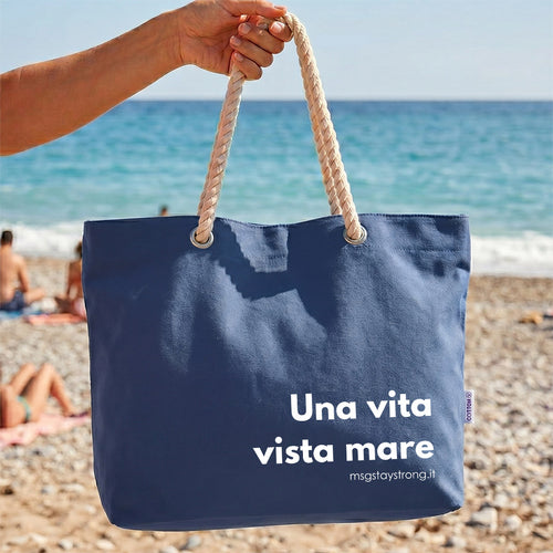 Kit Mare Telo + Borsa "Una vita vista MARE" – MsG #StayStrong