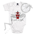 Body Neonato Di Padre in Figlio/a – MsG #StayStrong ROSSO NERI No