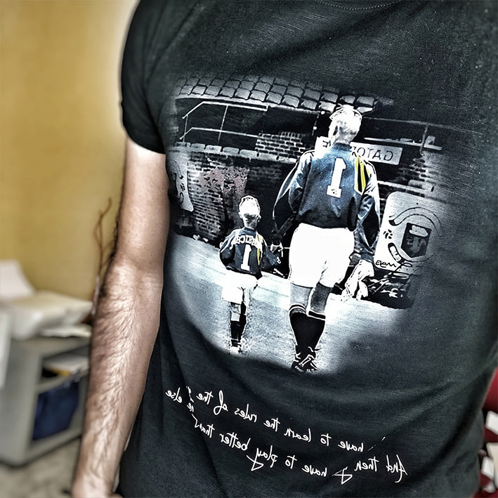 T-shirt "Father and Son" Nera Uomo NO