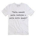 T-Shirt "Palla avanti palla indietro" Bianco